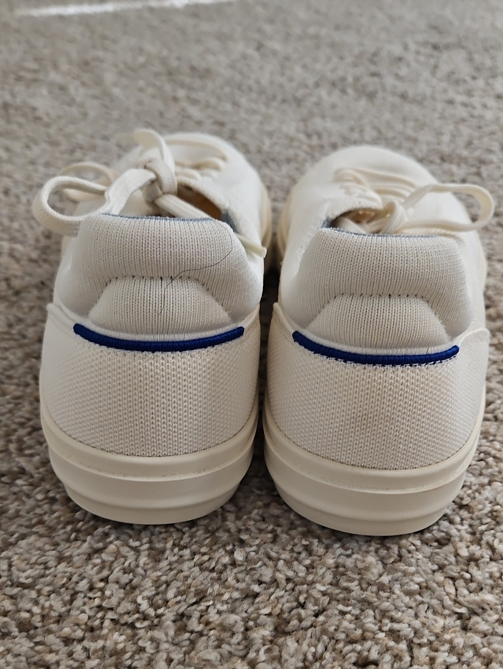 Never Worn Rothys Womens Cream Lace Up Sneakers - Picture 4 of 6